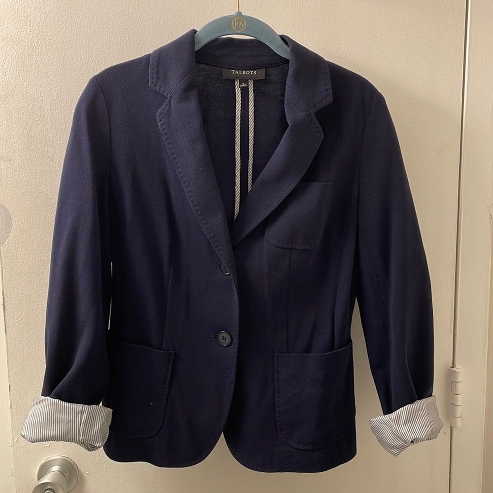 Lightweight Navy Blue Blazer